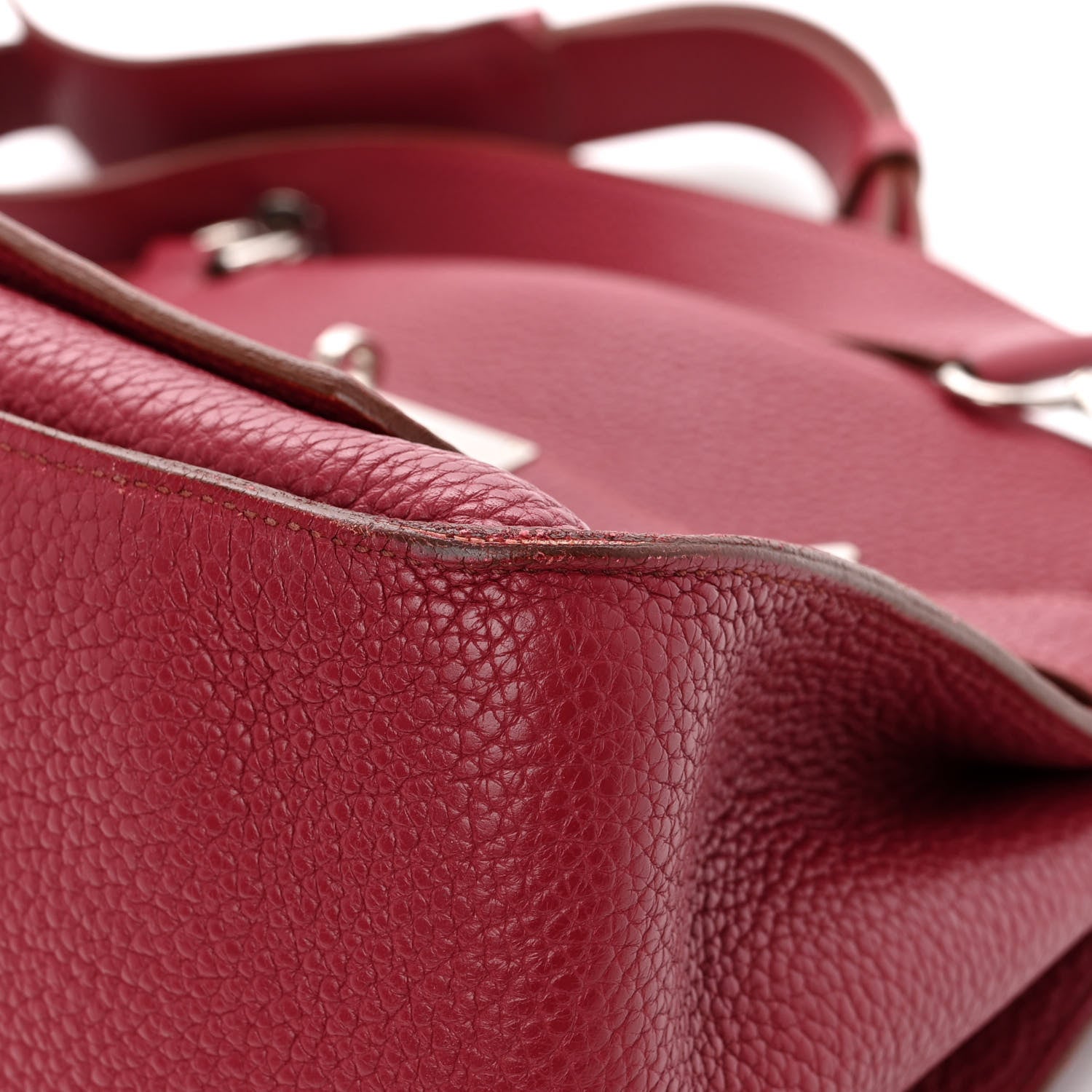 Hermes Taurillon Clemence Jypsiere 34 Rubis 17 of 17