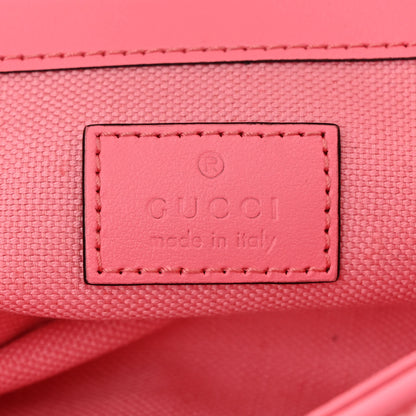 Gucci Shearling Matelasse Super Mini GG Marmont Shoulder Bag Lotus Pink 6 of 10