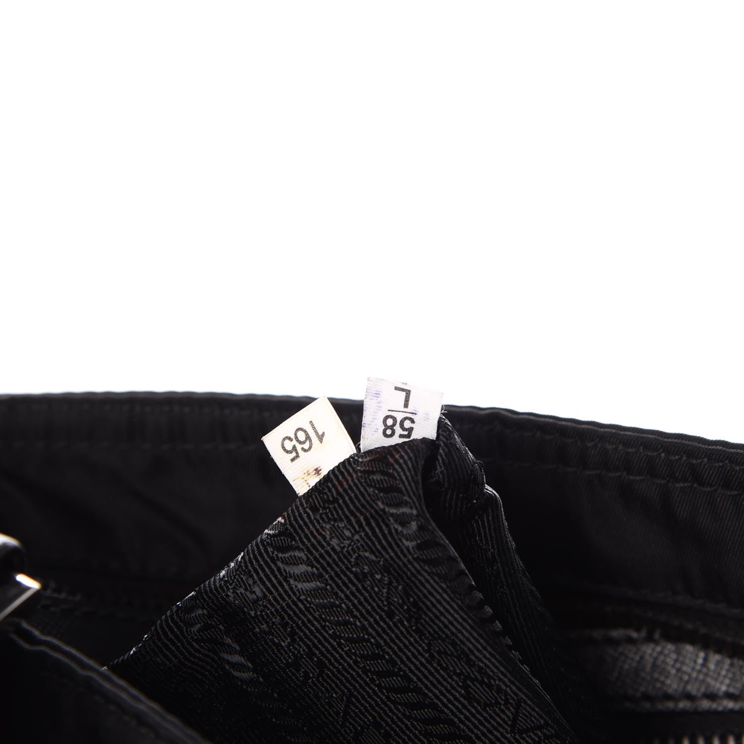 Prada Nylon Saffiano Flat Messenger Bag Black 7 of 9