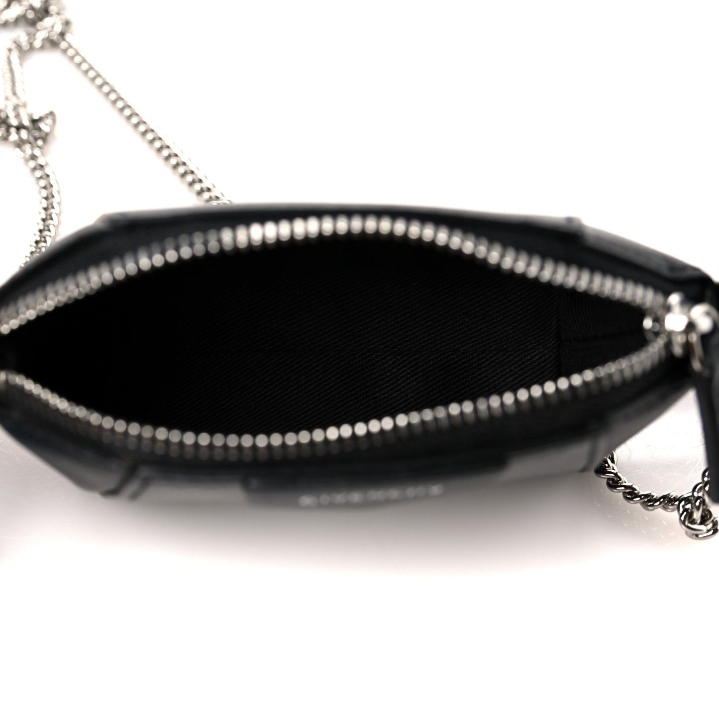 Lambskin Baby Antigona with Chain Black