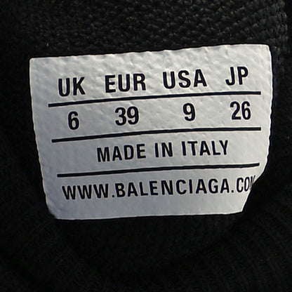 Balenciaga Neoprene Knit Womens Speed Sneakers 39 Black White 8 of 11