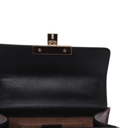 Gucci GG Supreme Monogram Calfskin Small Padlock Shoulder Bag Beige Black Cuir 11 of 20