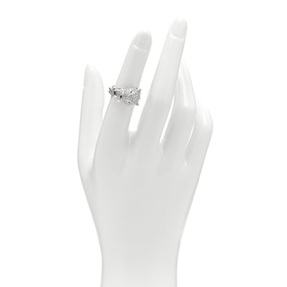 Cartier 18K White Gold Diamond Emerald Black Onyx Panthere de Cartier Ring 49 4.75 2 of 6