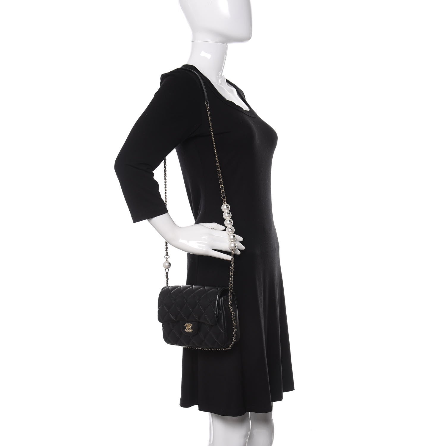 Chanel Lambskin Quilted Small My Precious Flap Black 2 of 10