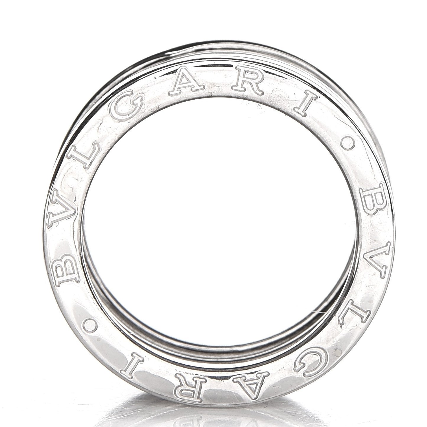 18K White Gold B.Zero1 4 Band Ring 56 7.75
