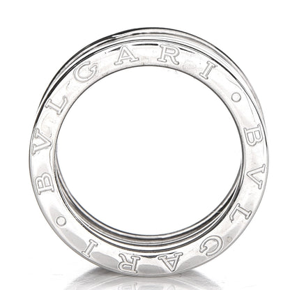 Bulgari 18K White Gold B.Zero1 4 Band Ring 56 7.75 3 of 4