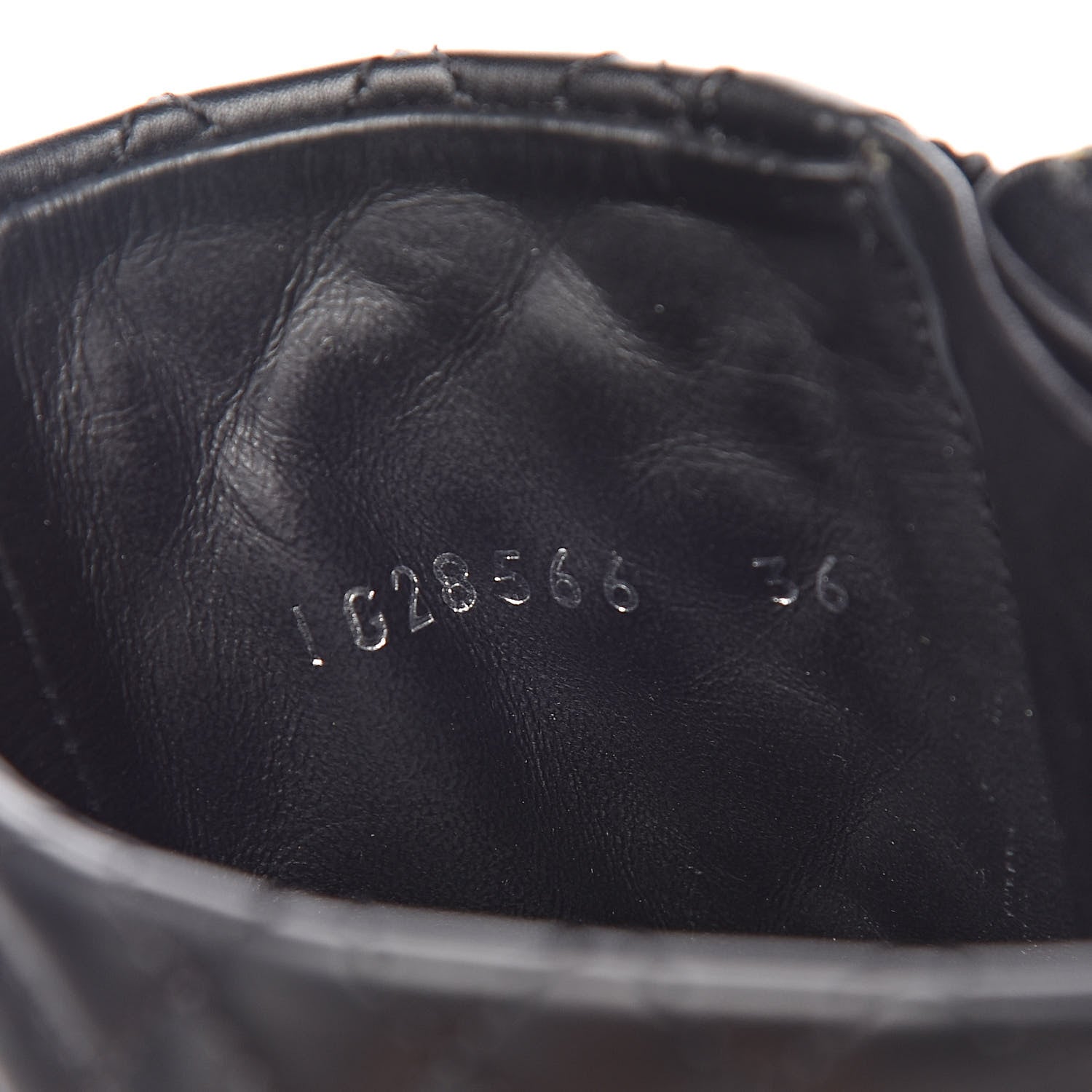 Chanel Calfskin Quilted Biker Boots 36 Black 7 of 9