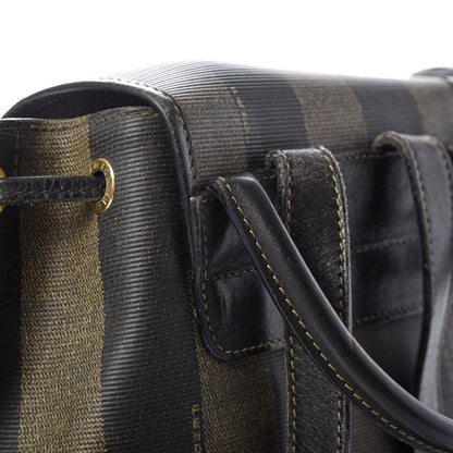 Fendi Coated Canvas Pequin Drawstring Backpack Tobacco 9 of 9