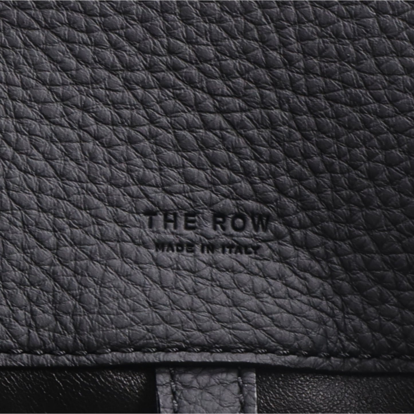 Matte Grained Calfskin Margaux Shoulder 12 Black