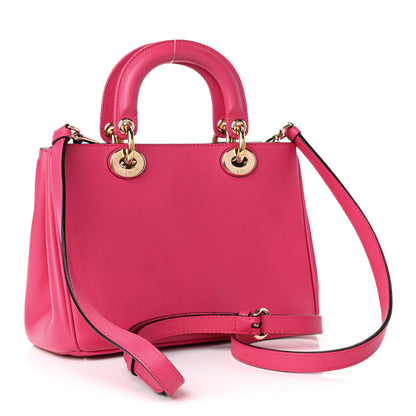 Christian Dior Smooth Calfskin Medium Diorissimo Tote Fuchsia 2 of 4