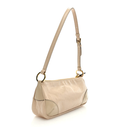 Prada Soft Lux Calfskin Re-Edition 2002 Shoulder Bag Travertine 3 of 9