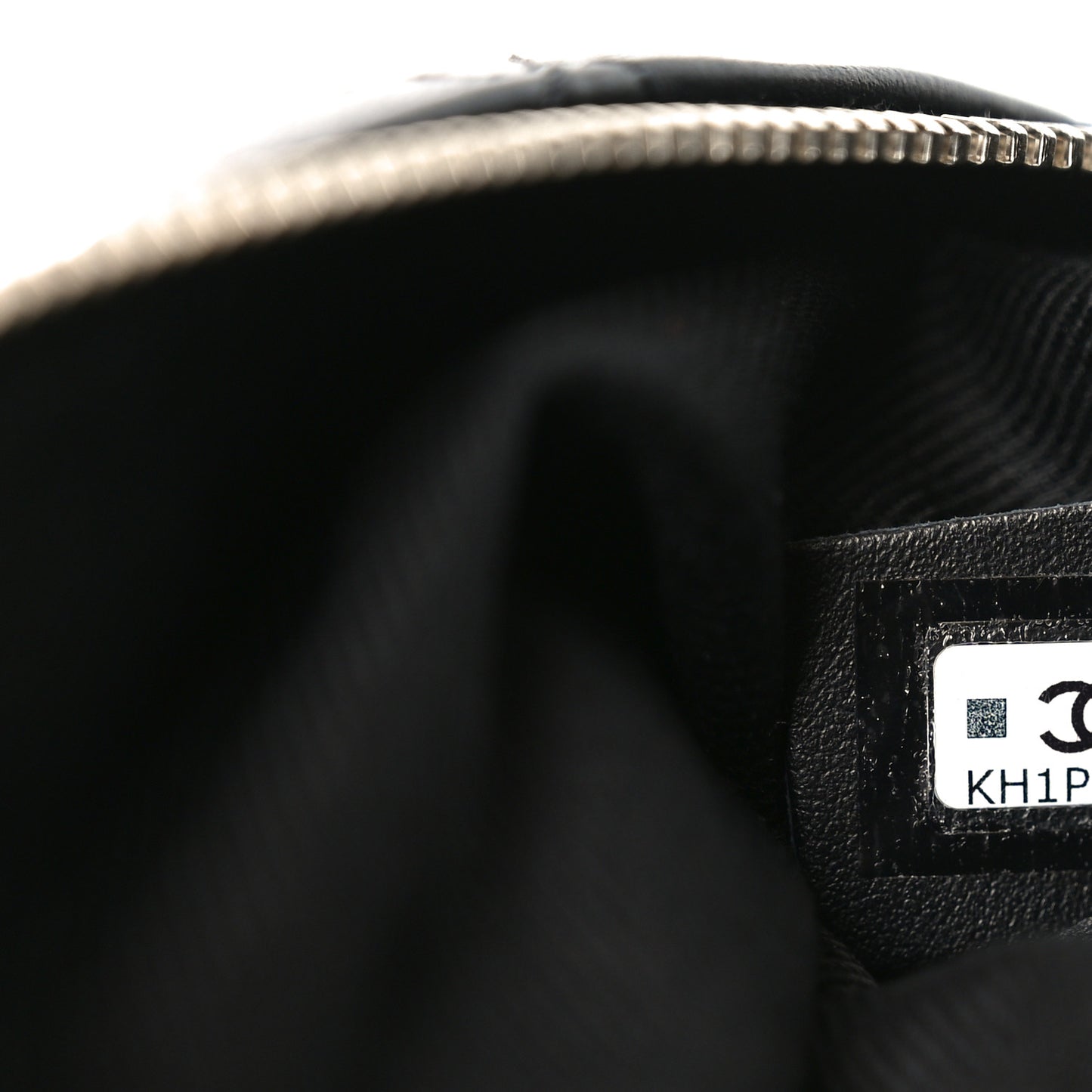 Calfskin Quilted Uniform Waist Belt Bag Black