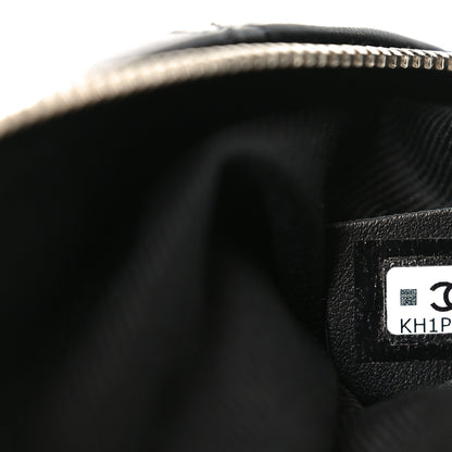 Chanel Calfskin Quilted Uniform Waist Belt Bag Black 6 of 9