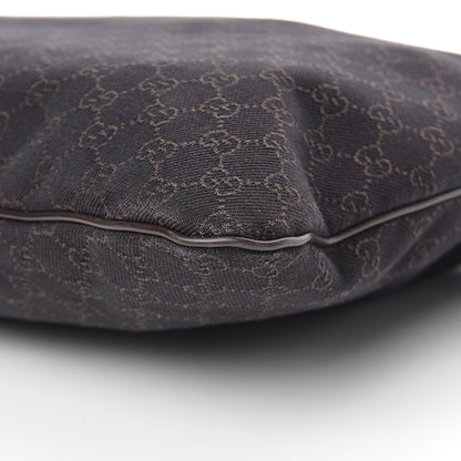Gucci Denim Monogram Messenger Bag Dark Brown 10 of 10