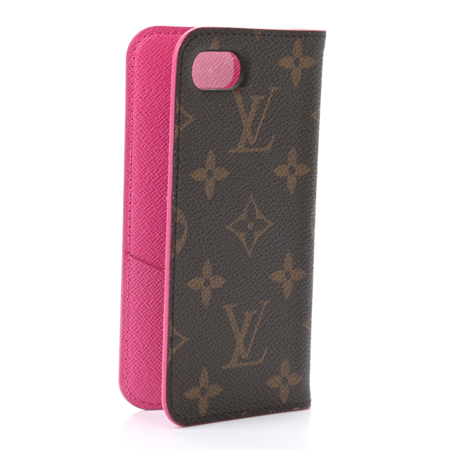 Monogram iPhone X Folio Case Rose Pop