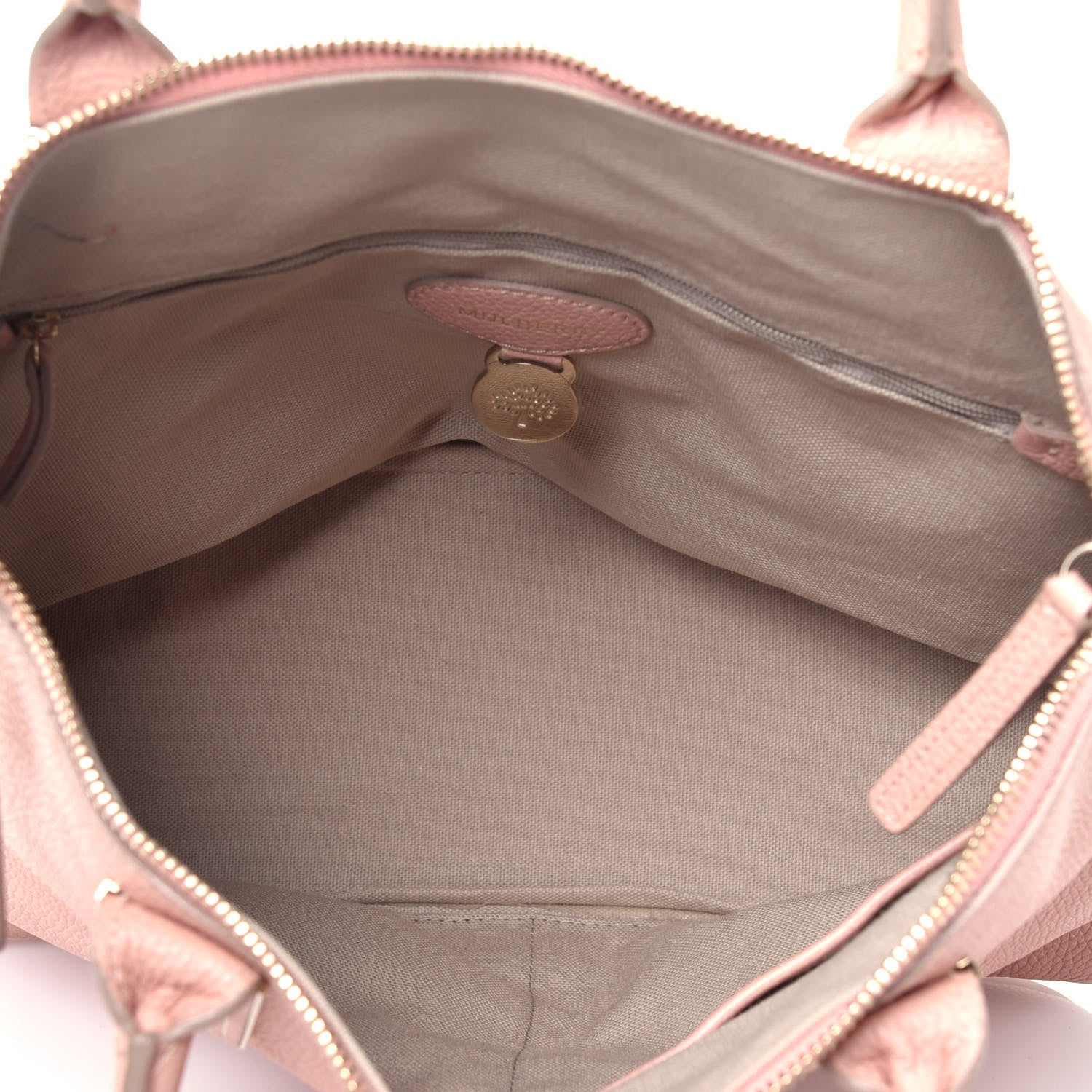 Mulberry Classic Grained Calfskin Small Alice Satchel Blush 6 of 10