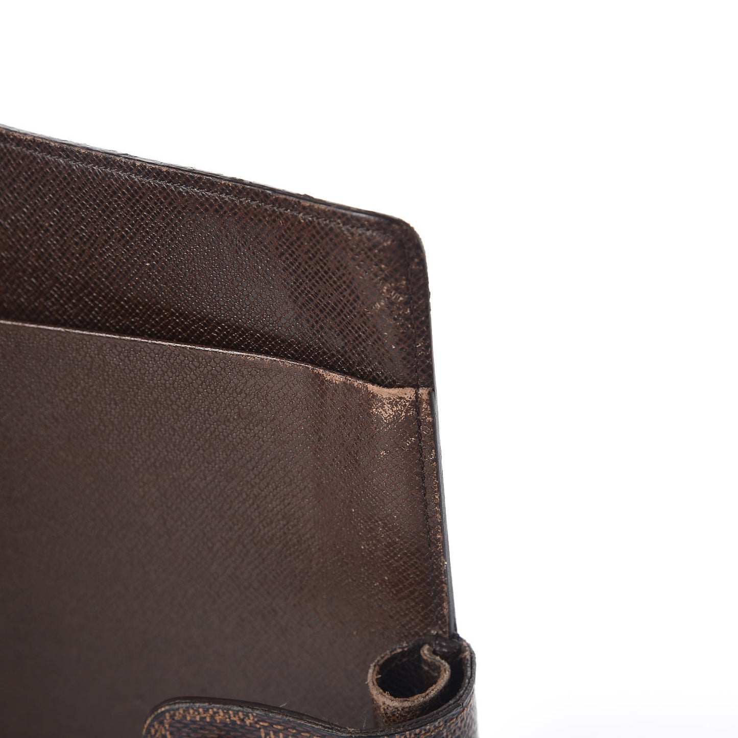 Damier Ebene Medium Ring Agenda Cover