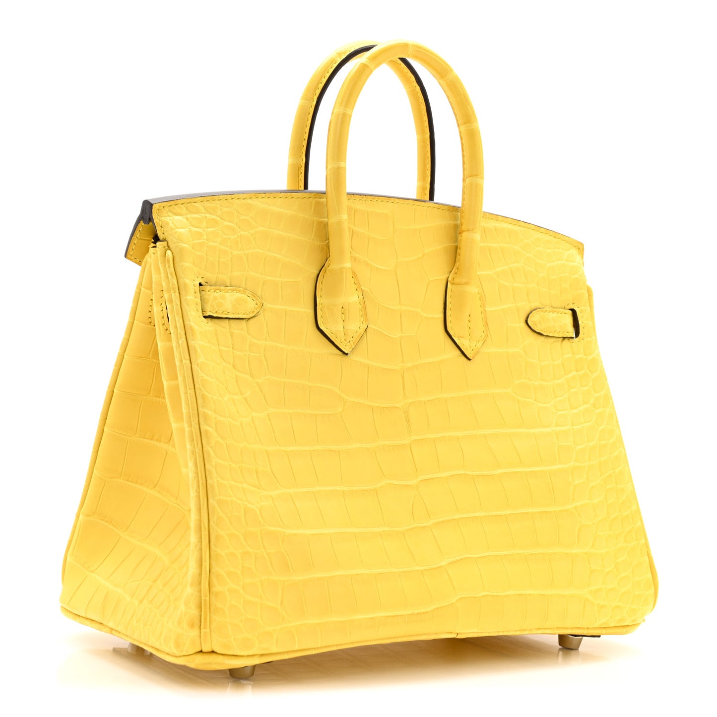 Matte Alligator Birkin 25 Mimosa