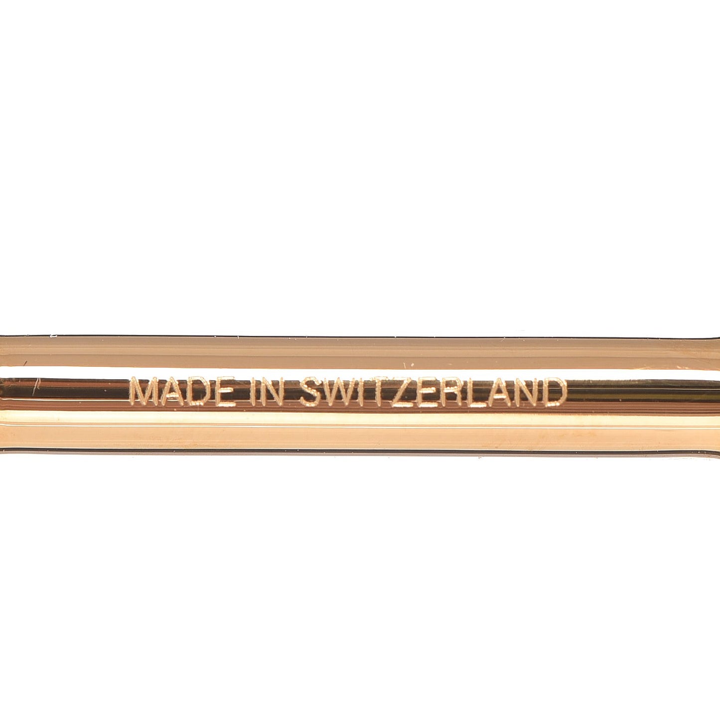 Polished 13mm Gamma Belt Buckle Gold