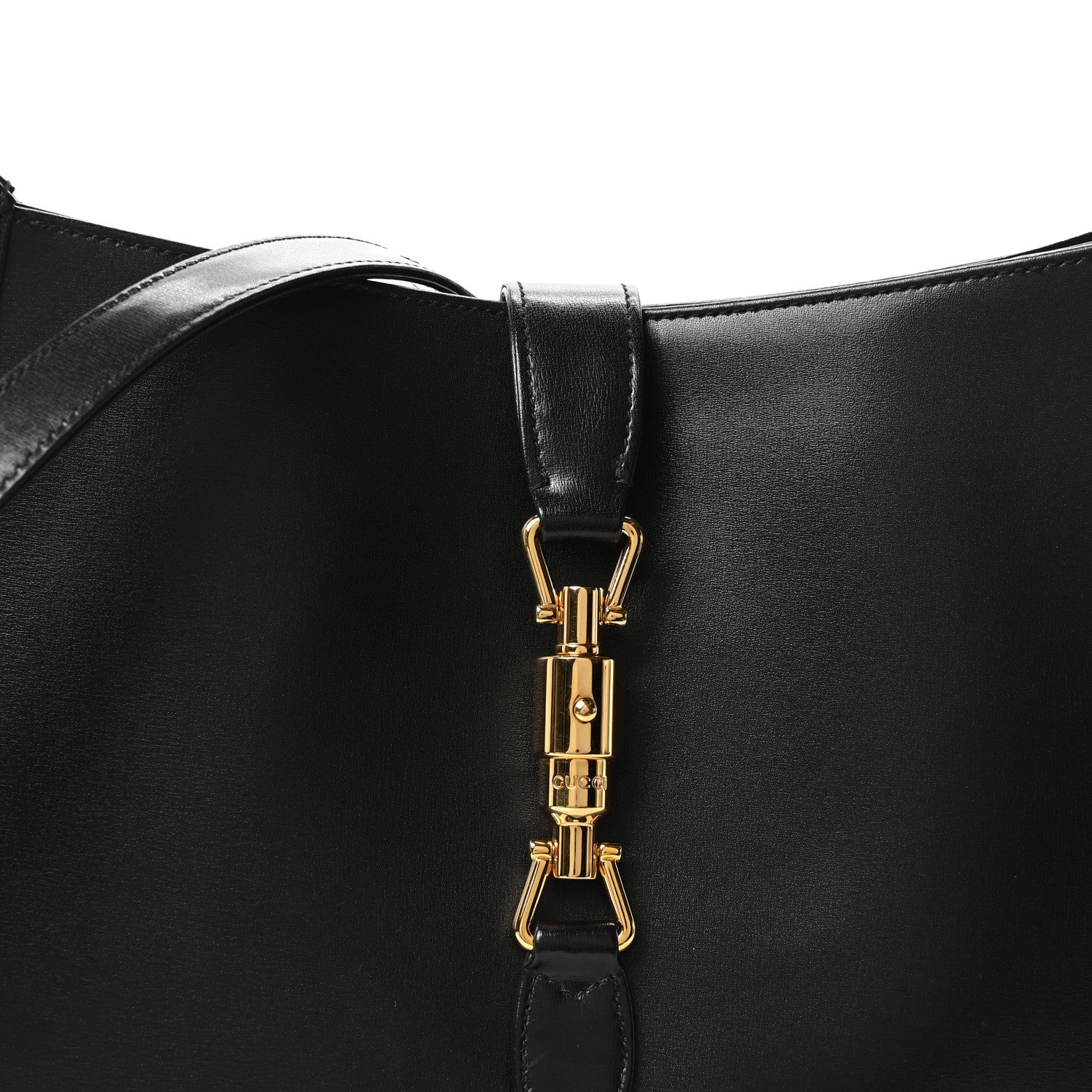 Gucci Boarded Dyana Lux Calfskin Medium Jackie 1961 Hobo Black 8 of 10