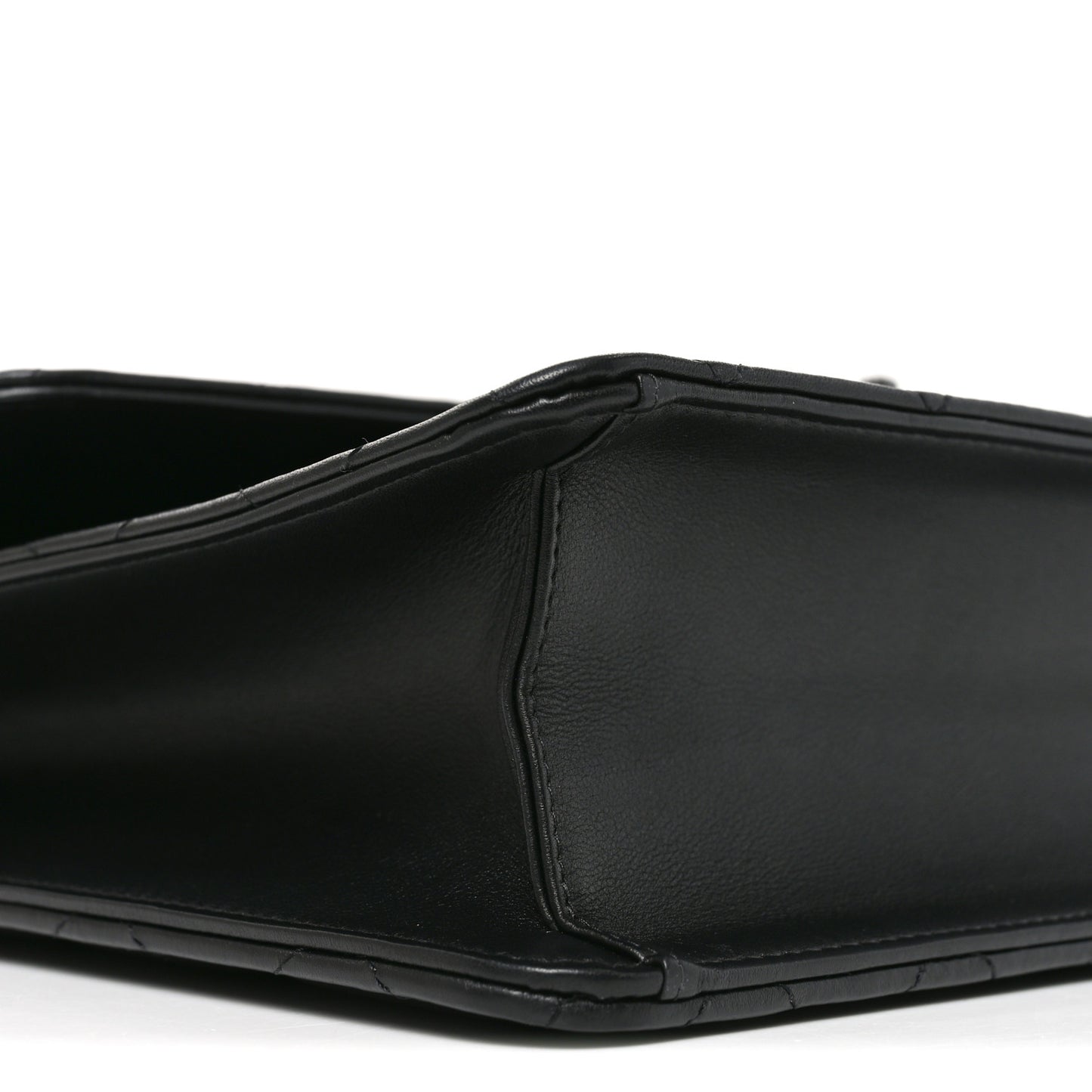 Lambskin Quilted Briefcase Satchel So Black