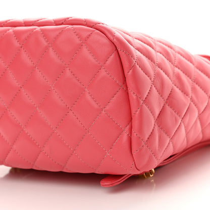 Chanel Lambskin Quilted Small Urban Spirit Backpack Pink 9 of 12