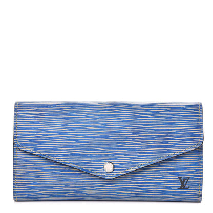 Louis Vuitton Epi Sarah Wallet NM Denim Light 1 of 7