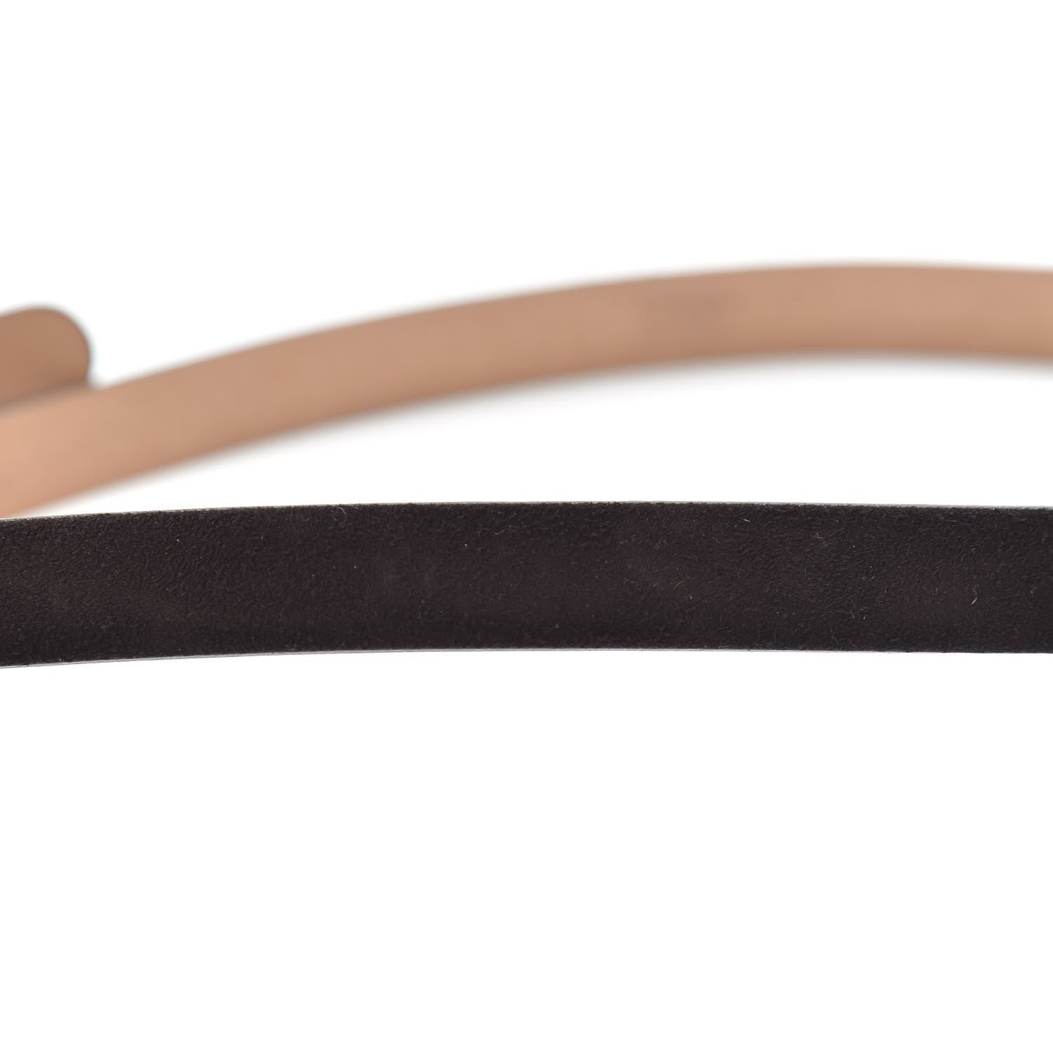 Chanel Suede CC Belt 95 38 Dark Brown 6 of 7