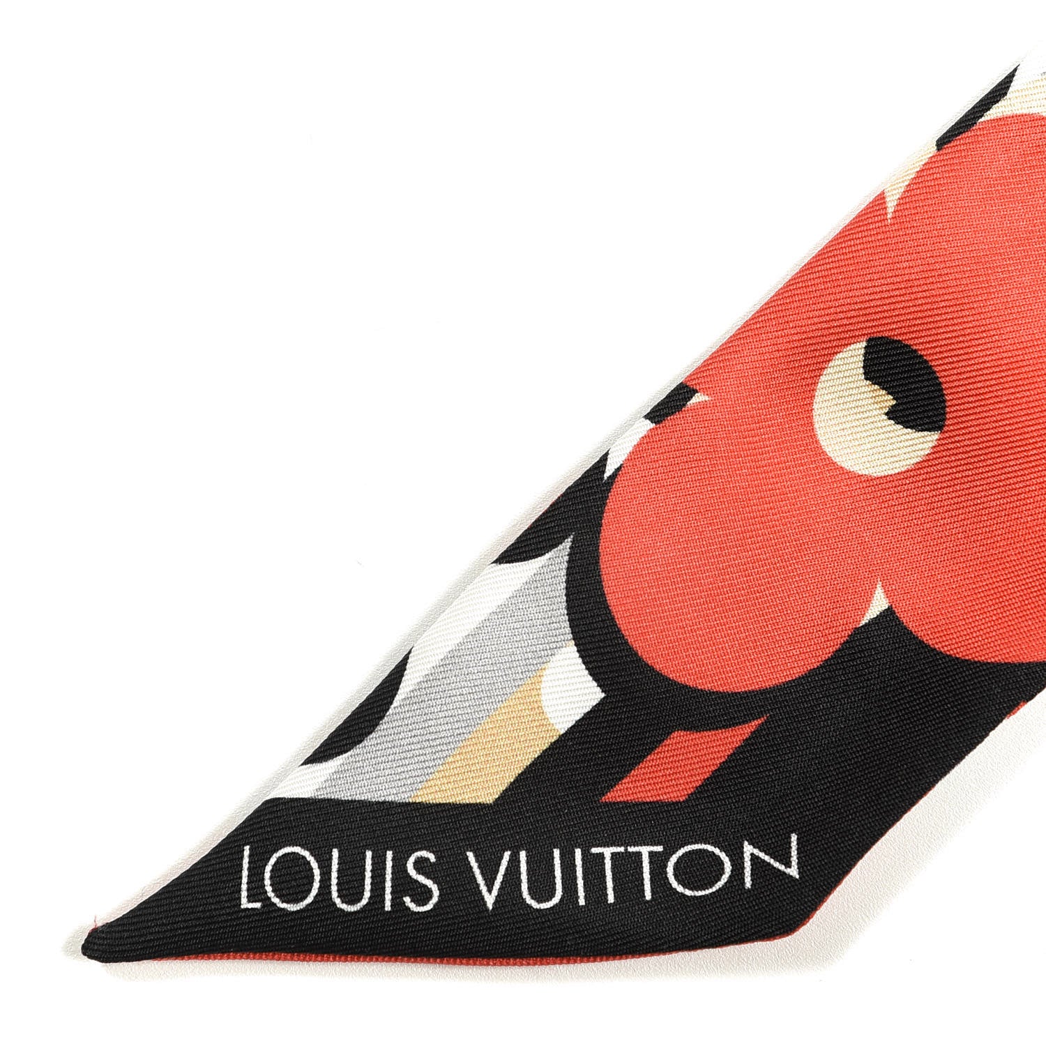 Louis Vuitton Silk Pop Monogram BB Bandeau Red 2 of 4