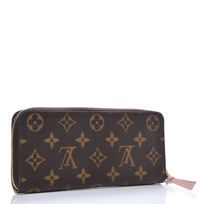 Louis Vuitton Monogram Clemence Wallet Rose Ballerine 3 of 7