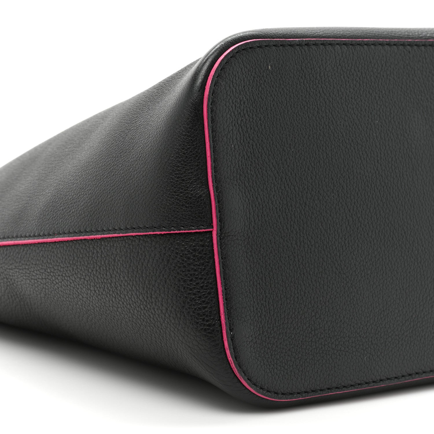 Louis Vuitton Calfskin Lockme Bucket Black 8 of 13