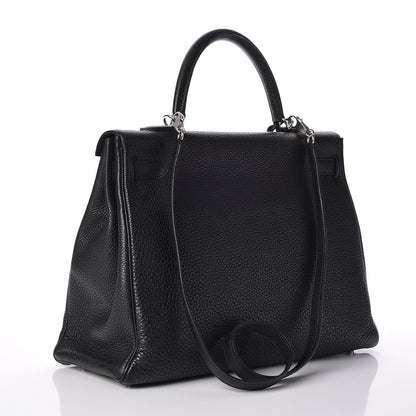 Hermes Togo Kelly Retourne 35 Black 3 of 31