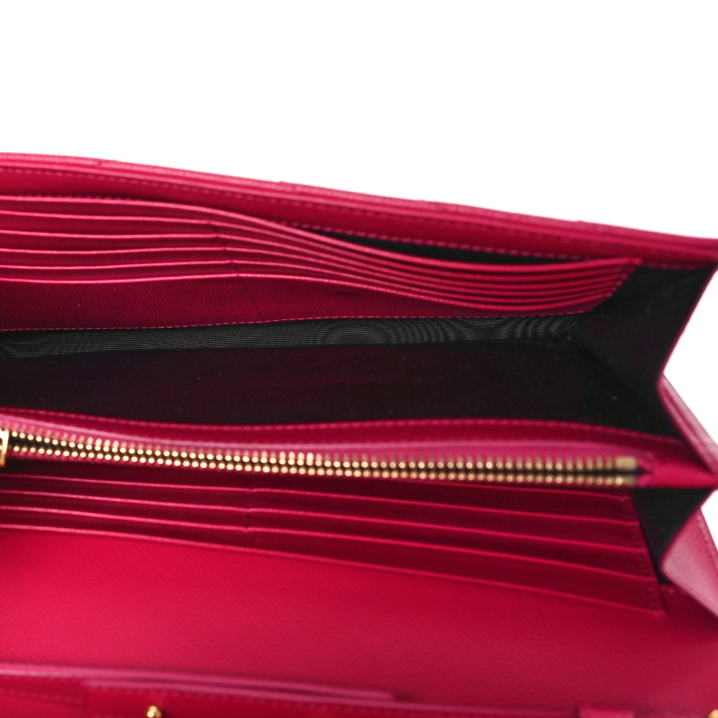 Grain De Poudre Matelasse Chevron Monogram Chain Wallet Bubblegum