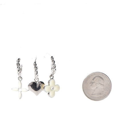 Louis Vuitton Sweet Monogram Earrings Set of 3 White 2 of 3