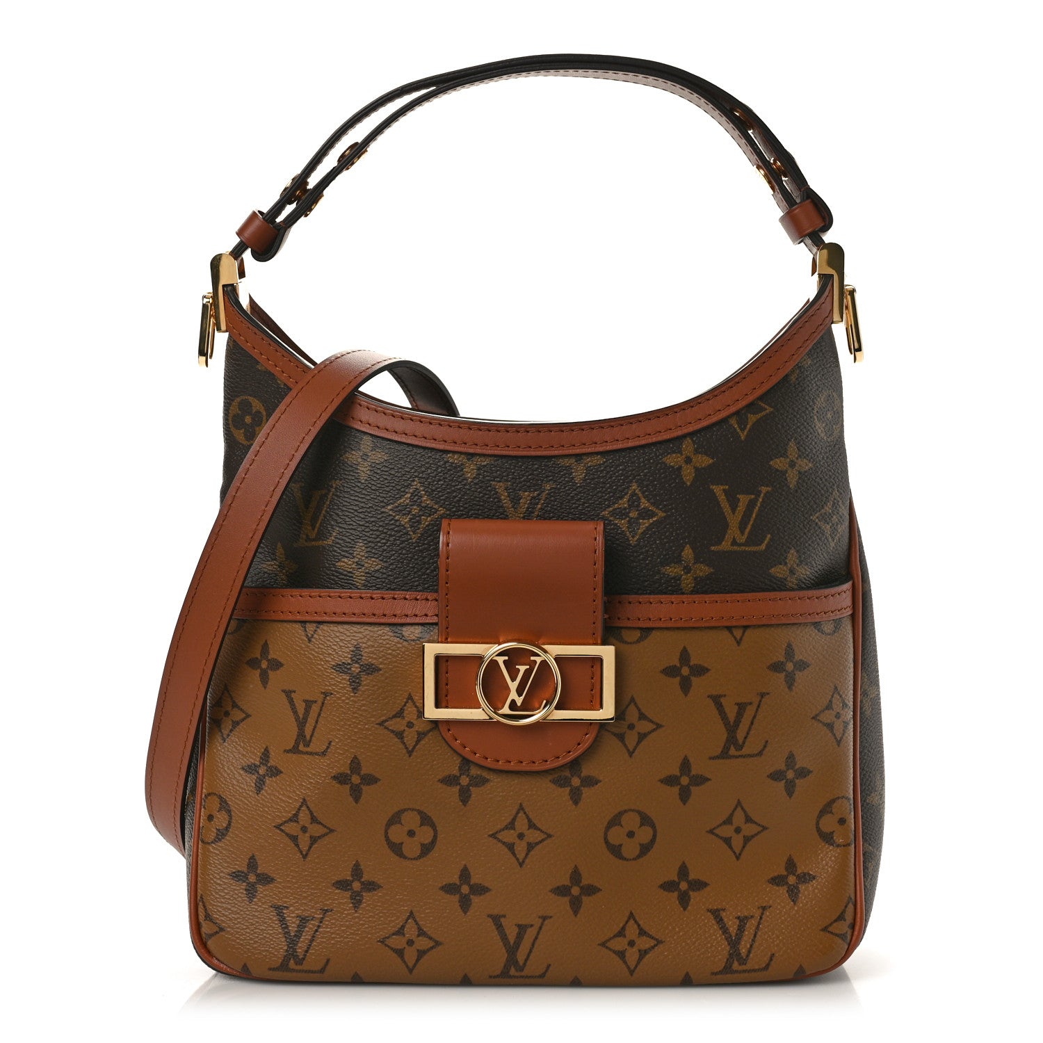 Louis Vuitton Reverse Monogram Dauphine Hobo PM 1 of 8