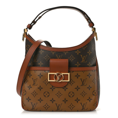 Louis Vuitton Reverse Monogram Dauphine Hobo PM 1 of 8