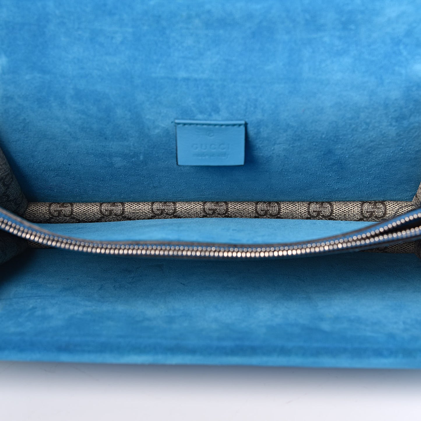 GG Supreme Monogram Small Dionysus Shoulder Bag Bright Turquoise