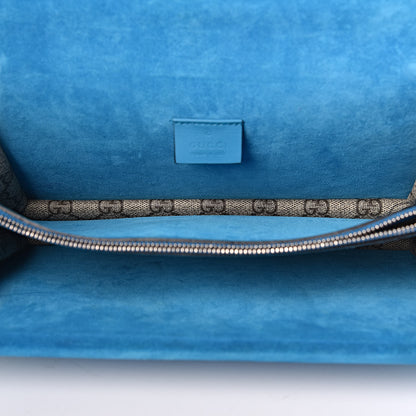 Gucci GG Supreme Monogram Small Dionysus Shoulder Bag Bright Turquoise 5 of 11