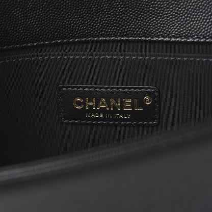 Chanel Caviar Quilted Medium Boy Flap Black 5 of 9