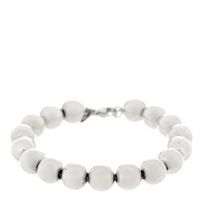Tiffany Sterling Silver 10mm HardWear Ball Bracelet 1 of 3