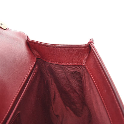 Chanel Lambskin Quilted Medium Boy Flap Red 11 of 13