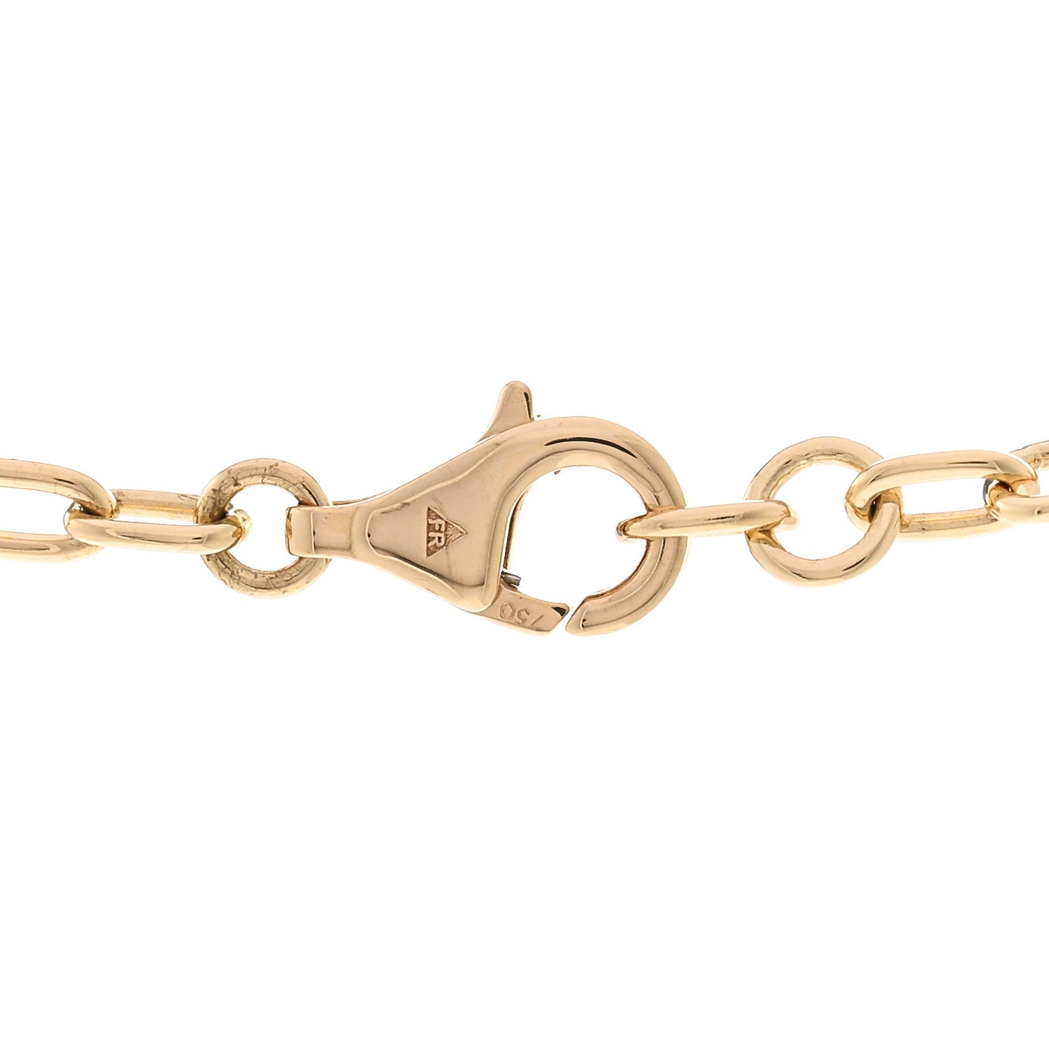 Foundrae 18K Yellow Gold Fine Mixed Clip Chain Necklace 4 of 4