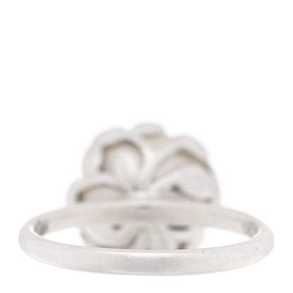 Tiffany Sterling Silver Freshwater Pearl Paloma Picasso Olive Leaf Ring 46 3.75 3 of 4