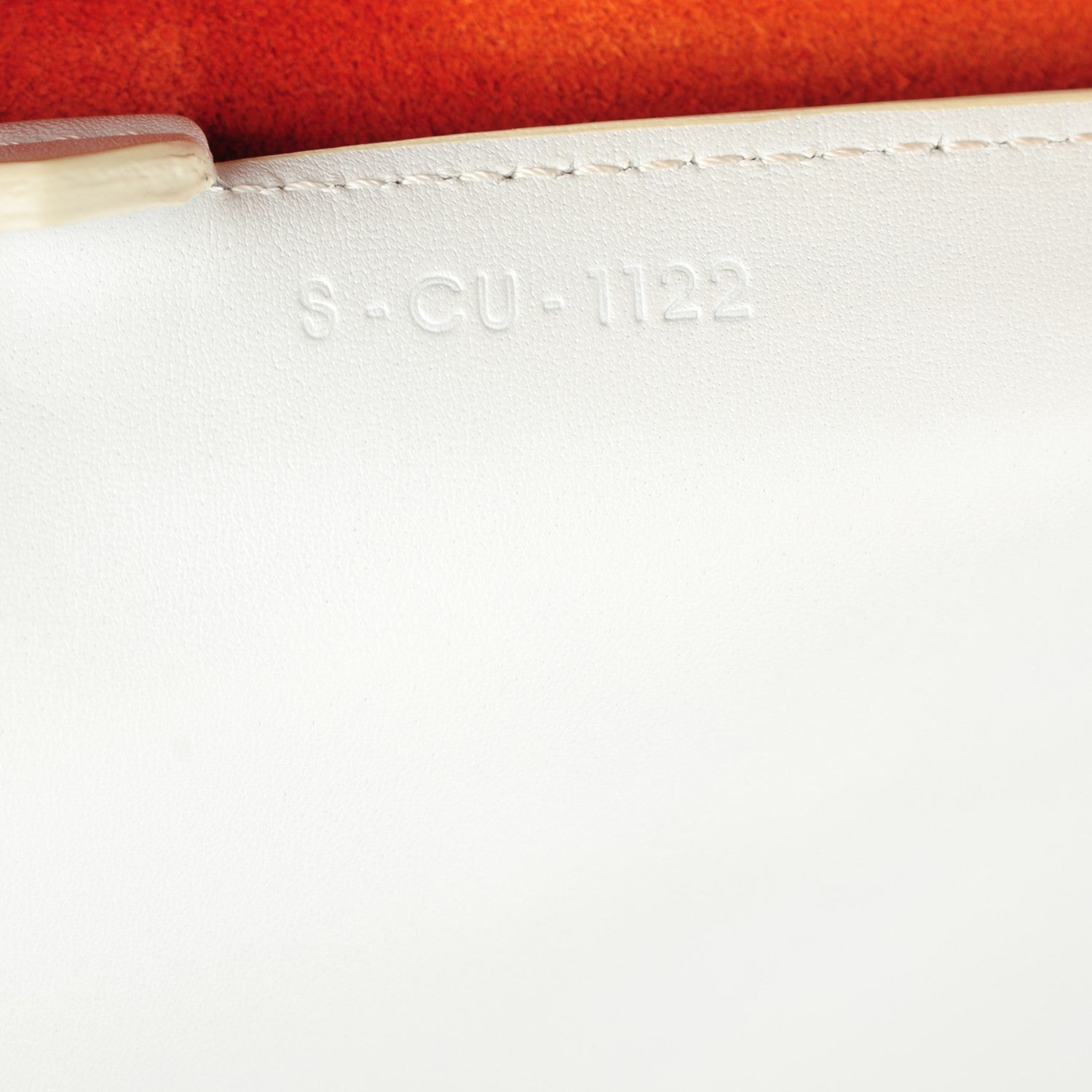 Celine Calfskin Suede Large Phantom Luggage Bi-Cabas White 8 of 8