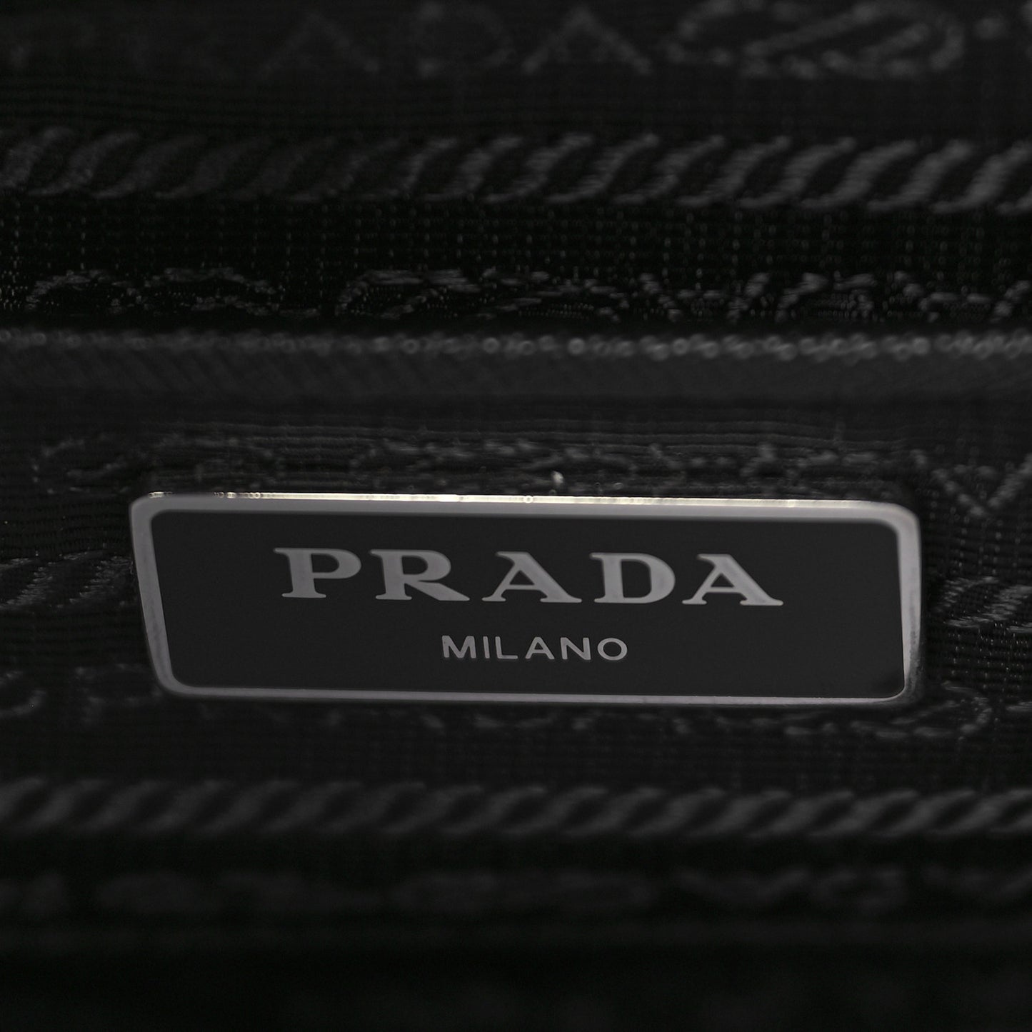Tessuto Nylon Saffiano Tote Black