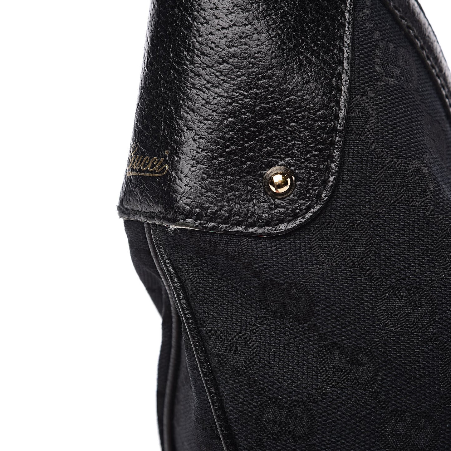 Monogram Bamboo Ring Hobo Black