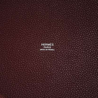 Hermes Taurillon Clemence Picotin Lock 22 MM Rouge Sellier 6 of 10