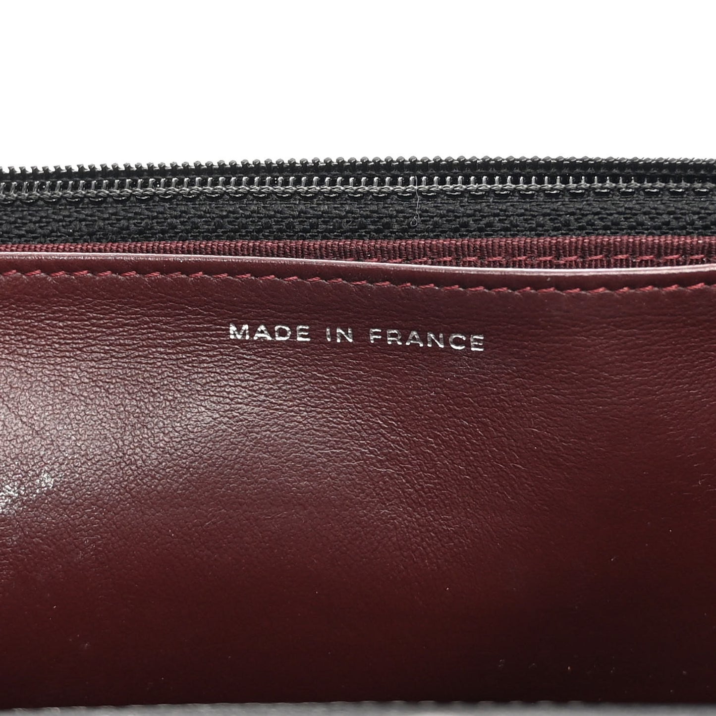 Lambskin Quilted Wallet On Chain WOC Black