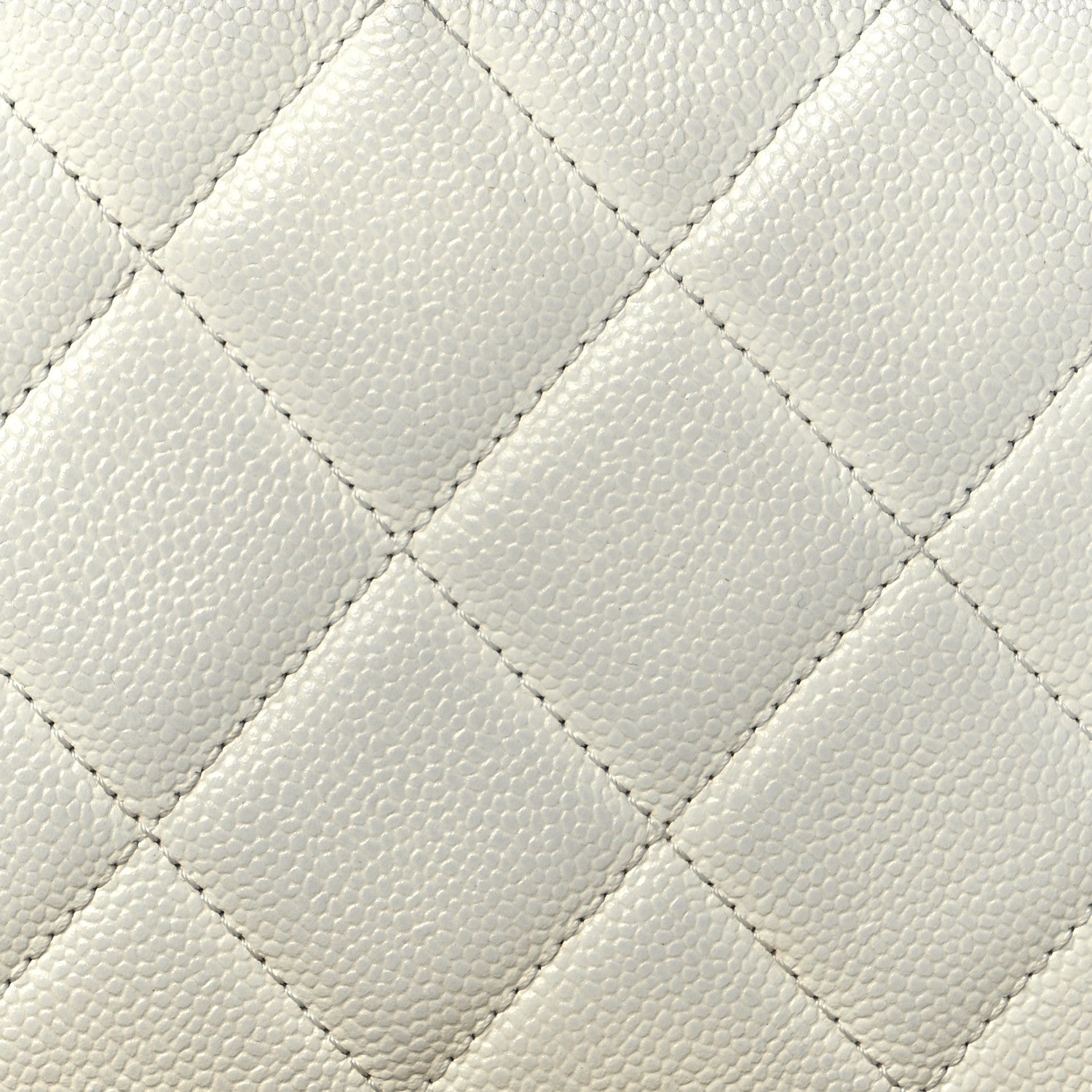 Chanel Shiny Caviar Quilted Chain Melody Camera Bag White 11 of 12