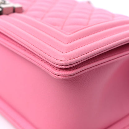 Chanel Caviar Quilted Medium Boy Flap Pink 9 of 11